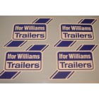 Ifor Williams Horse Trailer Self Adhesive Vinyl Logo Stickers